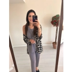 Siyah/Beyaz Detaylı Ceket - Görsel 2