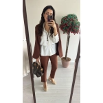 Kahverengi Ceketli  Takım