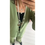 Haki Kimono Ceketli Takım - Görsel 2