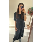 Kısa Kol Siyah Tunik - Görsel 2