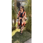 Kahve Renkli Kimono - Görsel 2
