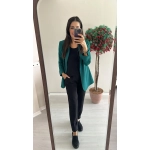 Siyah Esnek Kumaş Pantalon