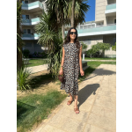 Leopar Desenli Yazlık Elbise